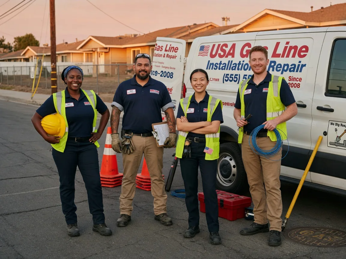 Gas Line Installation company in Verona, ND